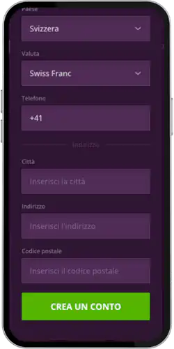 Malina Completa la registrazione