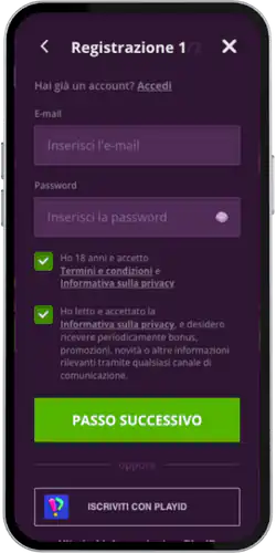 Registro Malina casino